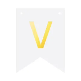 baner-girlanda-urodziny-komunia-chrzest-litera-v-napis-personalizowany