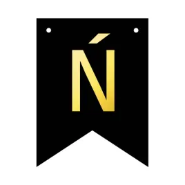 baner-girlanda-urodziny-party-czarny-litera-n-napis-personalizowany