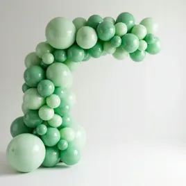 girlanda-balonowa-urodziny-slub-wesele-zestaw-balonow-mietowo-zielone-106sz
