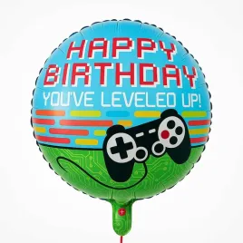 balon-foliowy-pad-gaming-okragly-45cm-dla-chlopca-gracza-na-urodziny