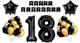 bukiet-balonow-czarno-zloty-chrom-urodziny-45szt