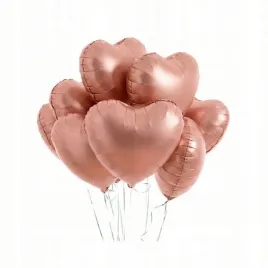 zestaw-balonow-foliowych-serca-matowe-rozowe-zloto-45-cm-8-sztuk