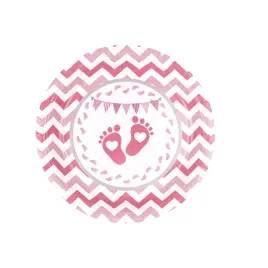 talerzyki-papierowe-baby-shower-stopki-rozowe-18cm-6szt