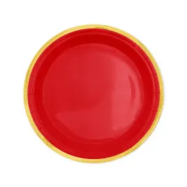 talerzyki-papierowe-czerwone-ze-zlotym-brzegiem-18cm-na-urodziny-6szt