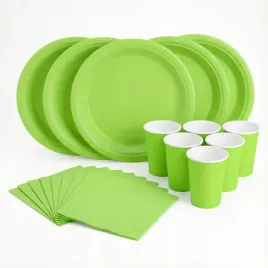 zestaw-imprezowy-gladki-zielony-22-elementy
