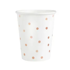 kubeczki-papierowe-biale-w-kropki-rose-gold-kubki-jednorazowe-220ml-6szt