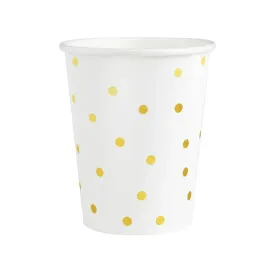 kubeczki-papierowe-biale-w-zlote-kropki-kubki-jednorazowe-220ml-6szt