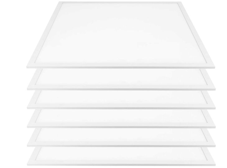 Zestaw 6x Paneli LED 40W 4000lm 60x60 cm Barwa Neutralna 4000K