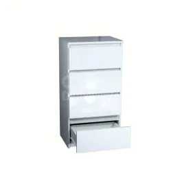 komoda-50-cm-4-szuflady-korpus-bialy-mat-fronty-polysk