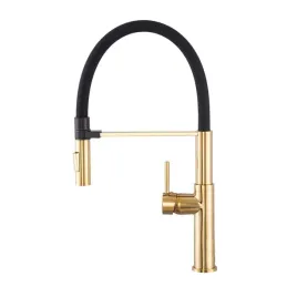 bateria-kuchenna-z-obrotowa-elastyczna-wylewka-venuto-szczotkowane-zloto