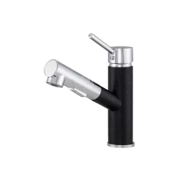 bateria-kuchenna-z-wyciagana-wylewka-jednouchwytowa-kados-czarna-nakrapiana