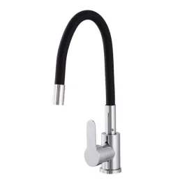 bateria-kuchenna-flexar-granite-sink-obrotowa-wylewka-360-chrom-czarna