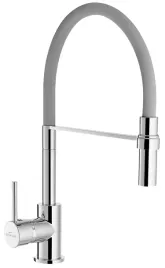 bateria-kuchenna-wyciagana-elastyczna-wylewka-perlator-leon-sz-szary-chrom