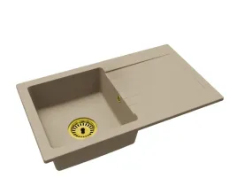 bezowy-zlewozmywak-granitowy-lemon-z-ociekaczem-syfon-zloty-1-komorowy