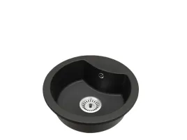 zlewozmywak-granitowy-mila-czarny-okragly-syfon-chrom-1-komorowy