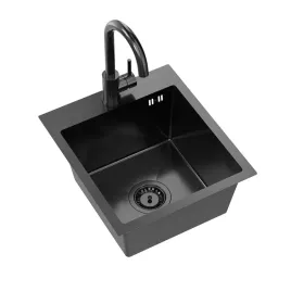 zlewozmywak-kuchenny-stalowy-luno-90-black-metal-1-komorowy-bateria