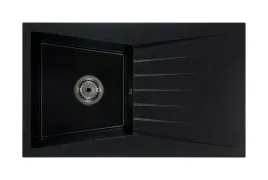 czarny-nakrapiany-zlewozmywak-granitowy-z-ociekaczem-rubin-syfon-chrom