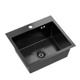 zlewozmywak-stalowy-czarny-granite-sink-luno-100-syfonem-1-komorowy