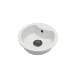 zlewozmywak-granitowy-mila-bialy-okragly-syfon-czarny-1-komorowy