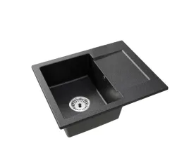 czarny-nakrapiany-zlewozmywak-donzos-granitowy-granite-sink-syfon-chrom