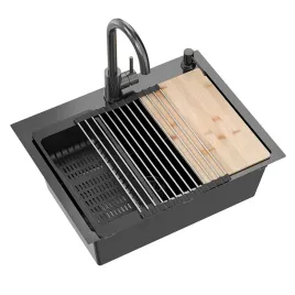 zlewozmywak-luno-110-black-metal-1-komorowy-bateria-zestaw-dodatkow