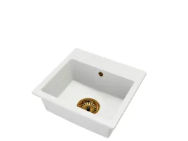 bialy-zlewozmywak-granitowy-granite-sink-dona-syfon-zloty-1-komorowy