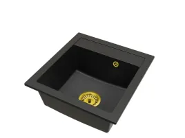 czarny-zlewozmywak-granitowy-big-dona-granite-sink-syfon-zloty-1-komorowy