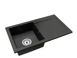 czarny-zlewozmywak-granitowy-lemon-z-ociekaczem-syfon-chrom-1-komorowy