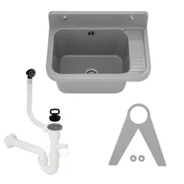 komora-gospodarcza-pralnicza-zlew-techniczny-roboczy-garazowy-vano-szara