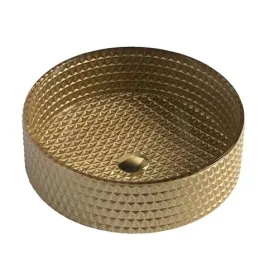 umywalka-nablatowa-szklana-okragla-frezowana-crystal-gl-zlota-matowa-36x12