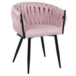 krzeslo-fotel-welurowy-glami-pr-tapicerowany-kolor-pudrowy-roz-nogi-czarne