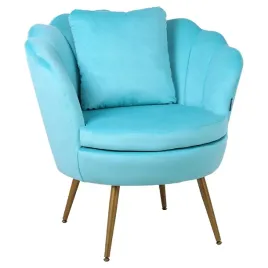 krzeslo-fotel-tapicerowany-welurowy-muszelka-shelli-mt-mietowy-nogi-zlote