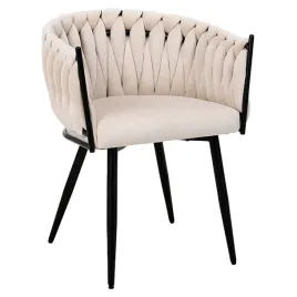 krzeslo-fotel-welurowy-glami-ec-tapicerowany-kolor-ecru-nogi-czarne-premium