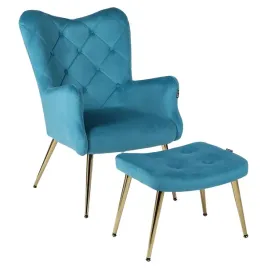 fotel-krzeslo-welurowy-tapicerowany-z-podnozkiem-simar-tr-turkus-zlote-nogi