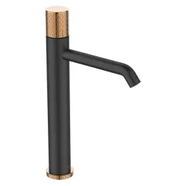 bateria-umywalkowa-wysoka-rosa-czarna-rozowe-zloto-nablatowa-premium