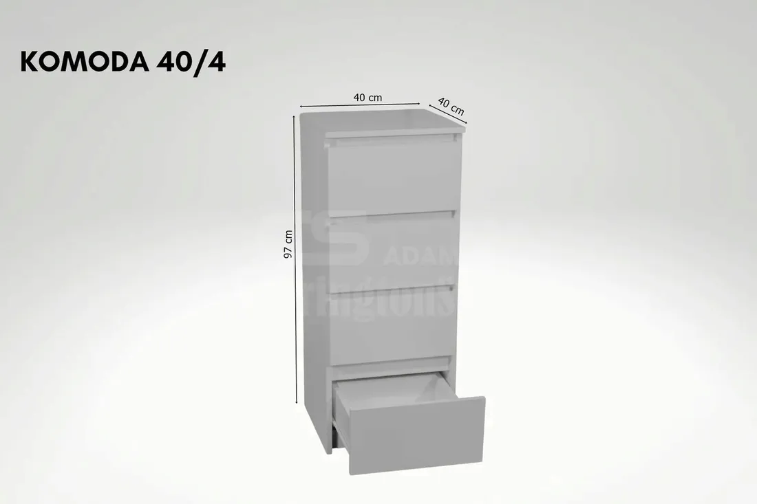 komoda-40-cm-4-szuflady-biala