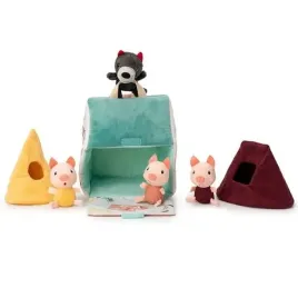 lilliputiens-zestaw-domkow-bajka-trzy-male-swinki-i-wilk-18-m