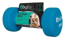 hantle-powlekane-gumowane-stale-kaytan-1x-3-kg-do-cwiczen-w-domu-niebieski