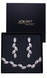 komplet-bizuterii-kolczyki-bransoletka-boho-glam-liscie-azurowe-lekkie