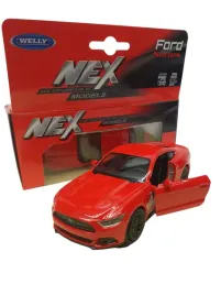 ford-mustang-gt-kolekcjonerski-metalowy-model-samochodu-welly-1-34-czerwony