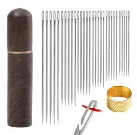 igly-zestaw-30-szt-samonawlekajace-boczne-naparstek-drewniane-etui-pojemnik