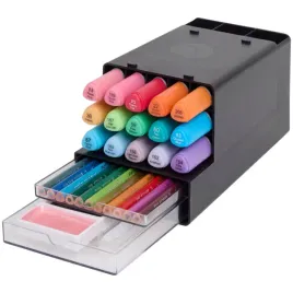 zestaw-akwareli-glitter-aquarel-set-kredki-mazaki-farbki-brush-33-elementy