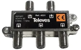 splitter-antenowy-pasywny-1-wejscie-4-wyjscia-5-mhz-1-ghz-7db-televes-4531