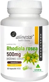aliness-rhodiola-rosea-500mg-rozeniec-gorski-mozg-adaptogen-pamiec-depresja