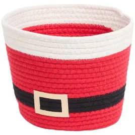 kosz-swiateczny-pleciony-filcowy-o-26-x-19-cm-czerwono-bialy-z-paskiem