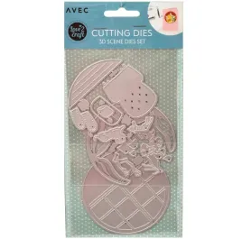 wykrojnik-szablon-3d-scenka-kot-pies-dom-do-wycinania-embossing-3-sztuki