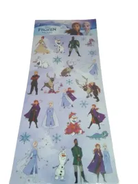 naklejki-samoprzylepne-bohaterow-disney-frozen-jasne-arkusz-50-sztuk