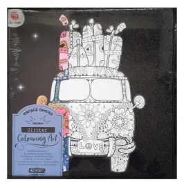 plotno-z-brokatem-29-x-29-cm-w-kolorze-czarnym-obraz-z-samochodem-camper