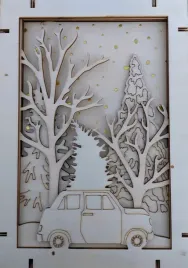 obrazek-przestrzenny-3d-auto-choinka-zima-swieta