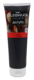 farba-akrylowa-profesjonalna-tuba-black-no-99-czarna-van-bleiswijck-250ml